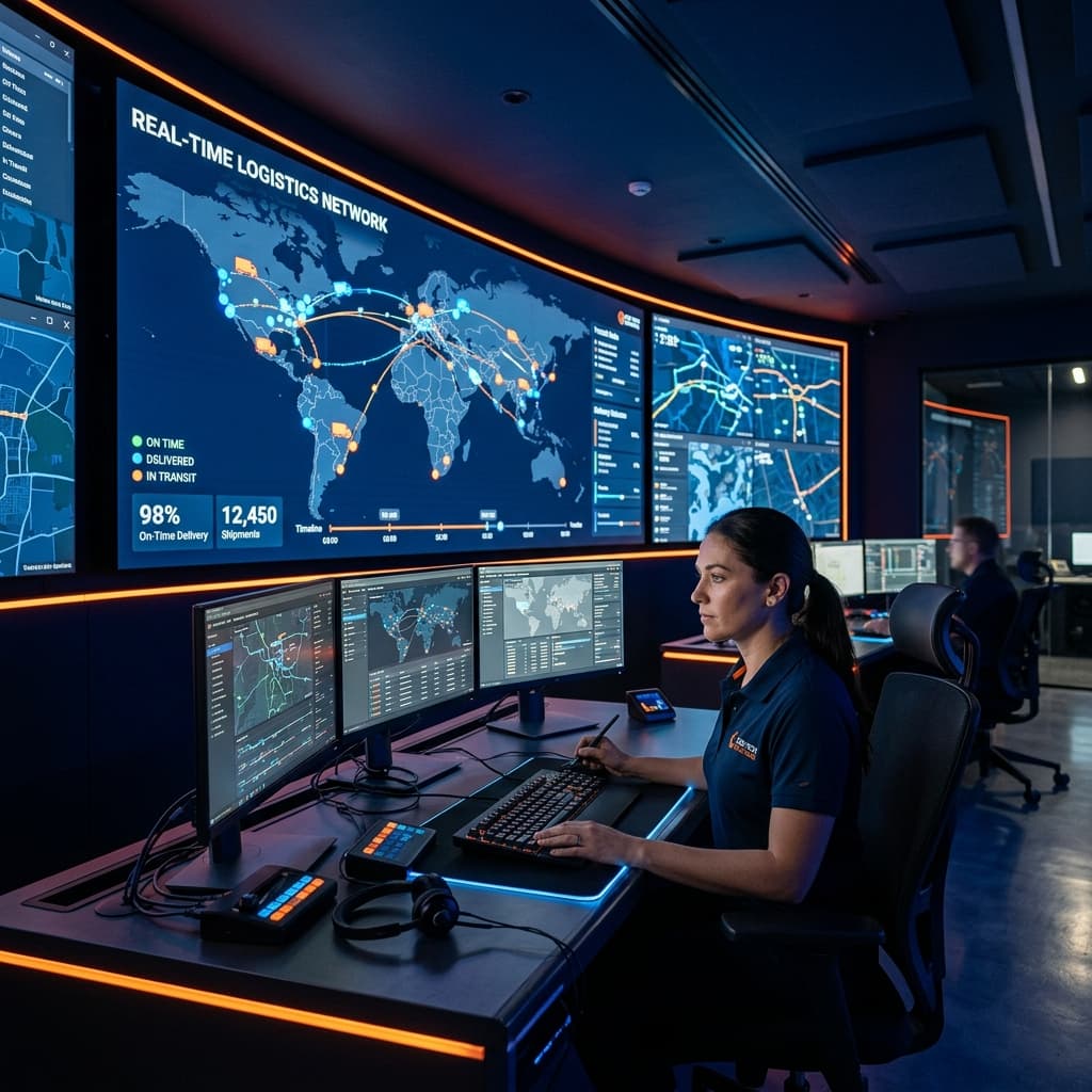 Centro de controlo de rotas ProntoGo